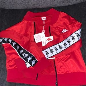 Kappa track jacket size medium